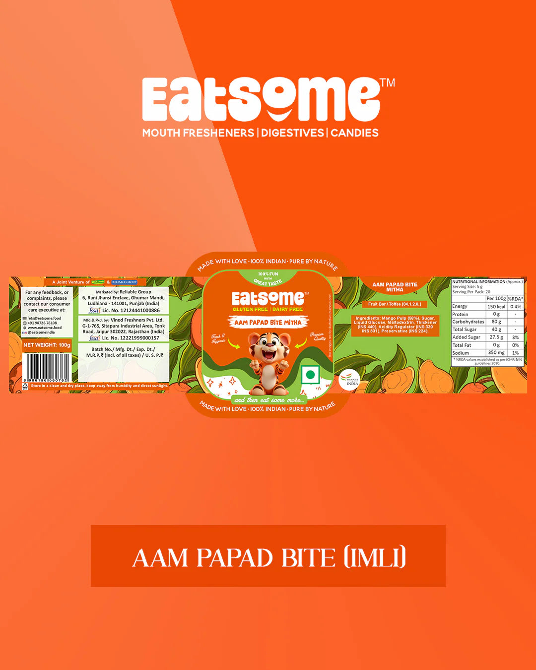 Aam Papad Bite (Mitha)