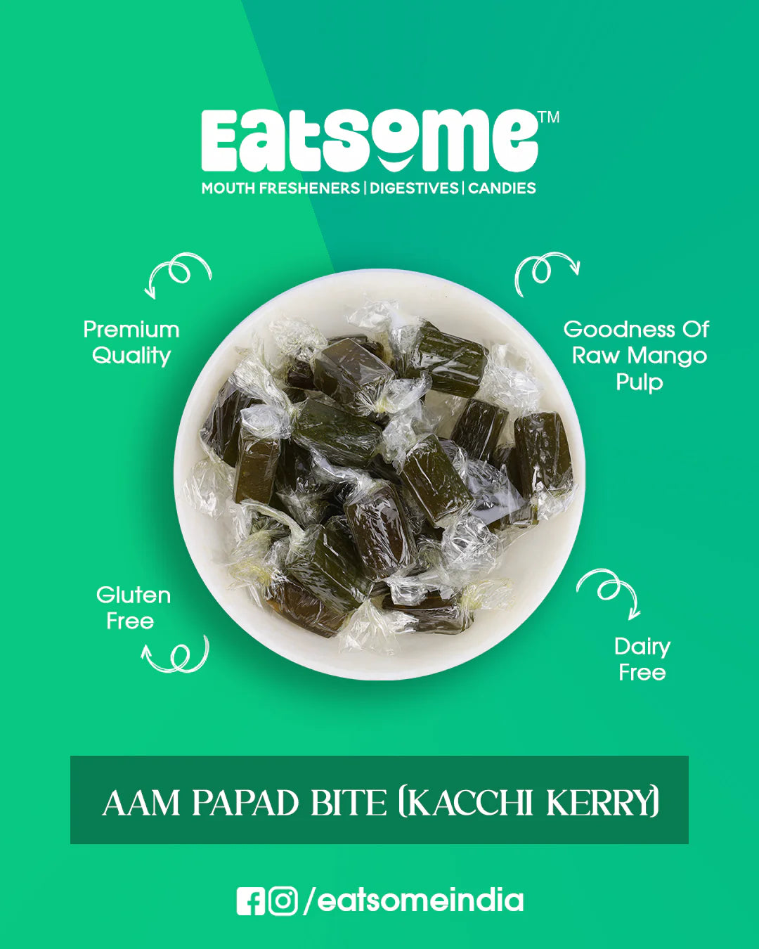 Aam Papad Bite (Kacchi Kerry)