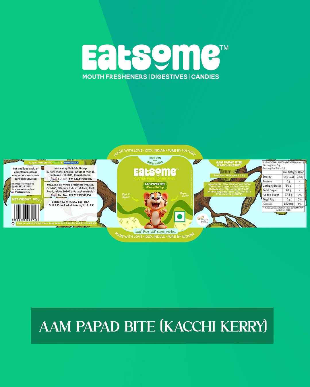 Aam Papad Bite (Kacchi Kerry)