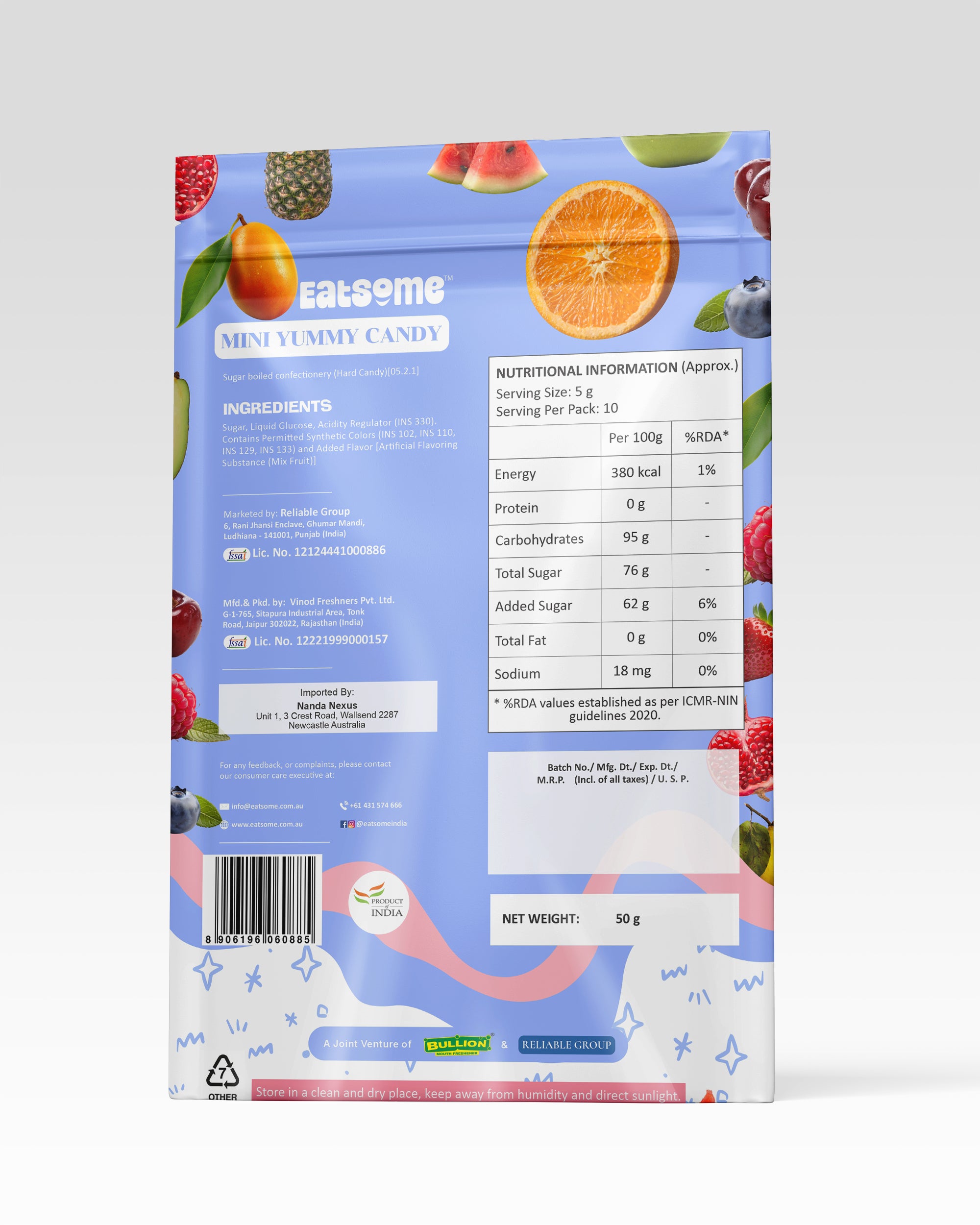 Mini Yummy Candy Pouch